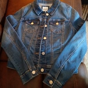Basic Denim Wax Jean Jacket Size S